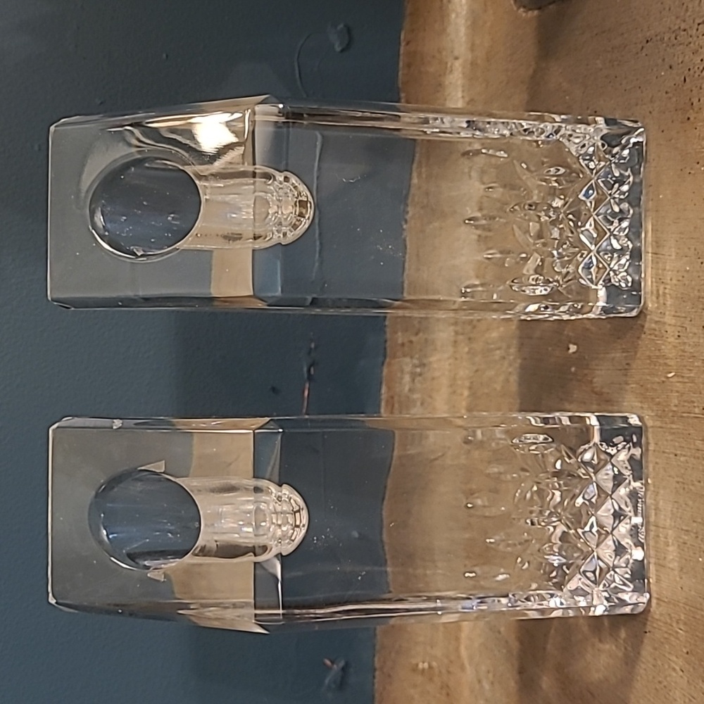 Lismore candle holders